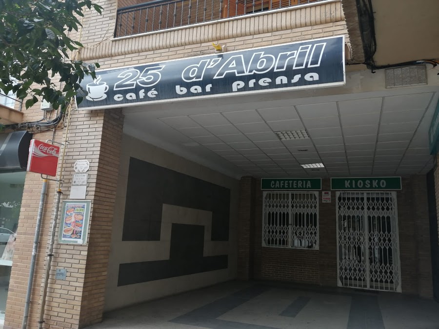 Cafetería 25 d